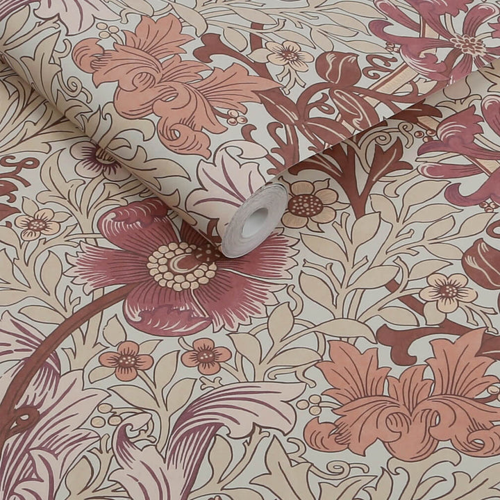 William Morris Compton Sienna Wallpaper