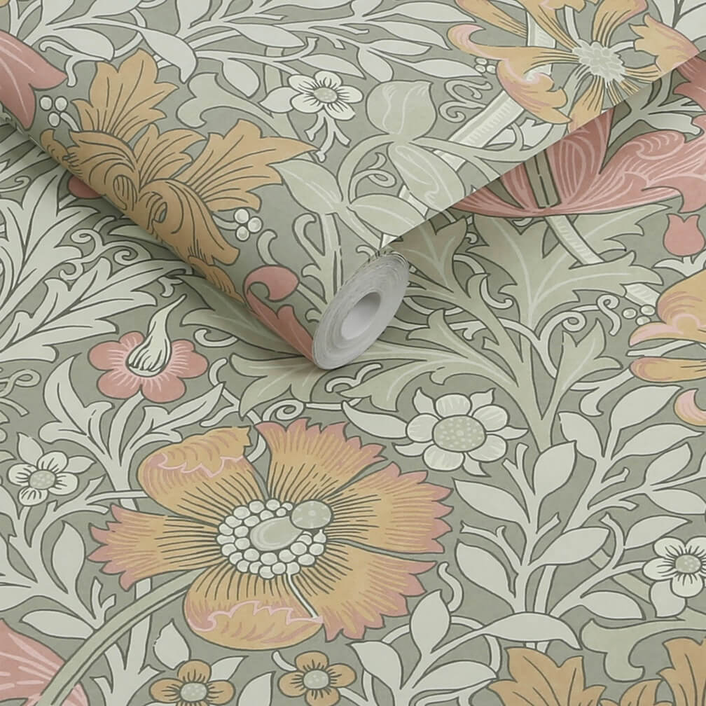 William Morris Compton Sage Wallpaper