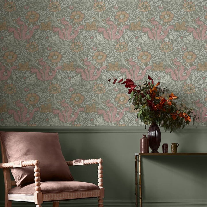 William Morris Compton Sage Wallpaper