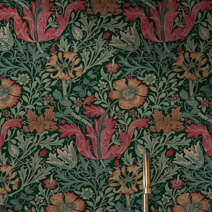 William Morris Compton Privet Green Wallpaper