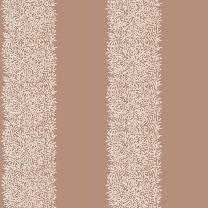 William Morris Willow Stripe Rose Wallpaper