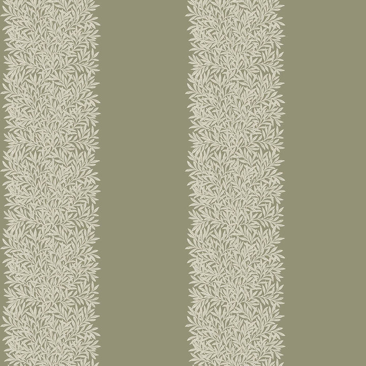William Morris Willow Stripe Sage Wallpaper