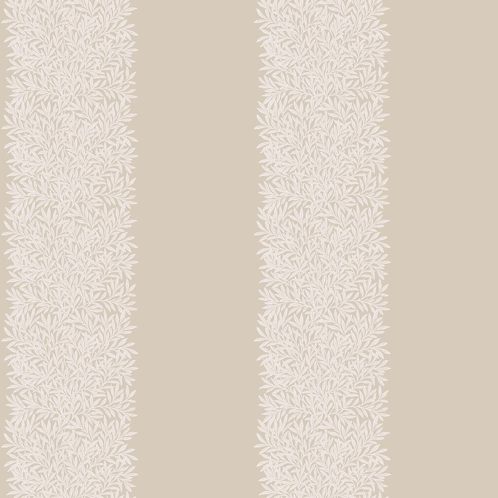 William Morris Willow Stripe Linen Wallpaper
