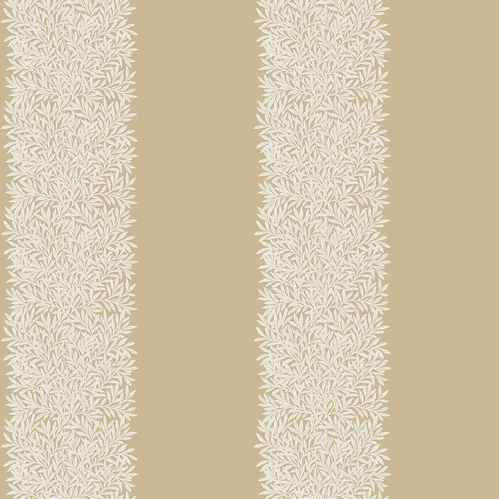 William Morris Willow Stripe Almond Wallpaper