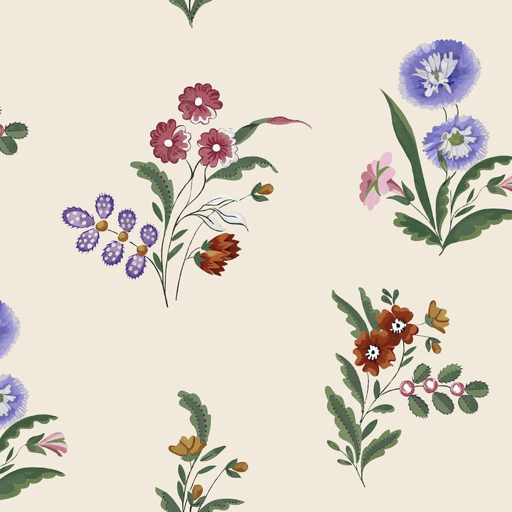 Cath Kidston Flutter Bunches Multi Wallpaper