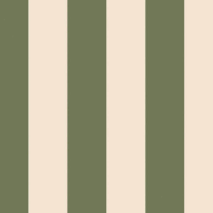 Cath Kidston Canopy Stripe Vintage Green Wallpaper