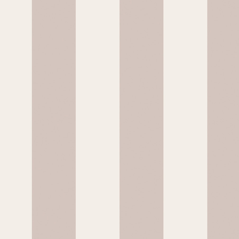 Cath Kidston Canopy Stripe Rose Pink and Cream Wallpaper