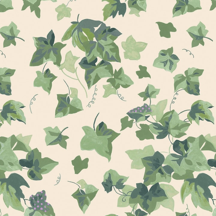 Cath Kidston Ivy Sky Green Wallpaper