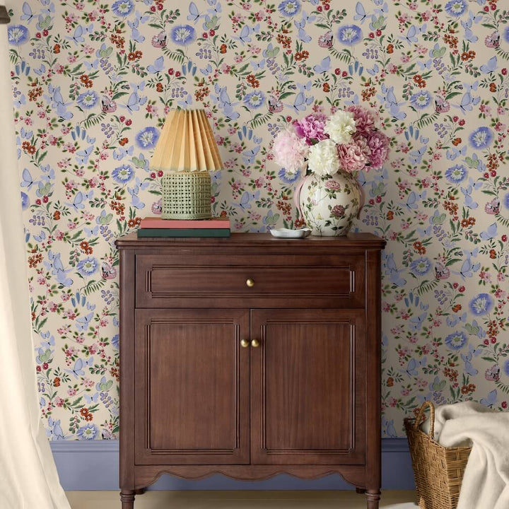Cath Kidston Butterfly Dance Spring Wallpaper