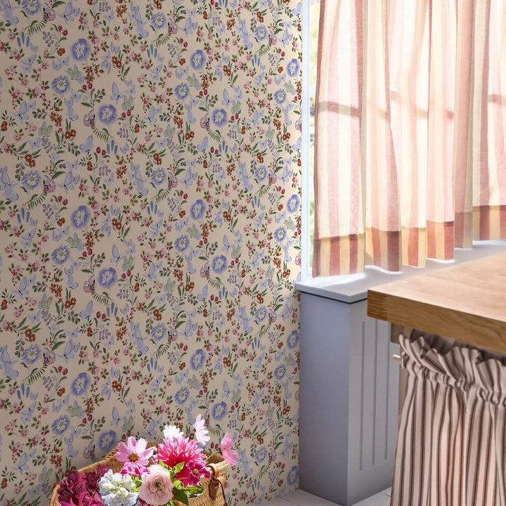 Cath Kidston Butterfly Dance Spring Wallpaper