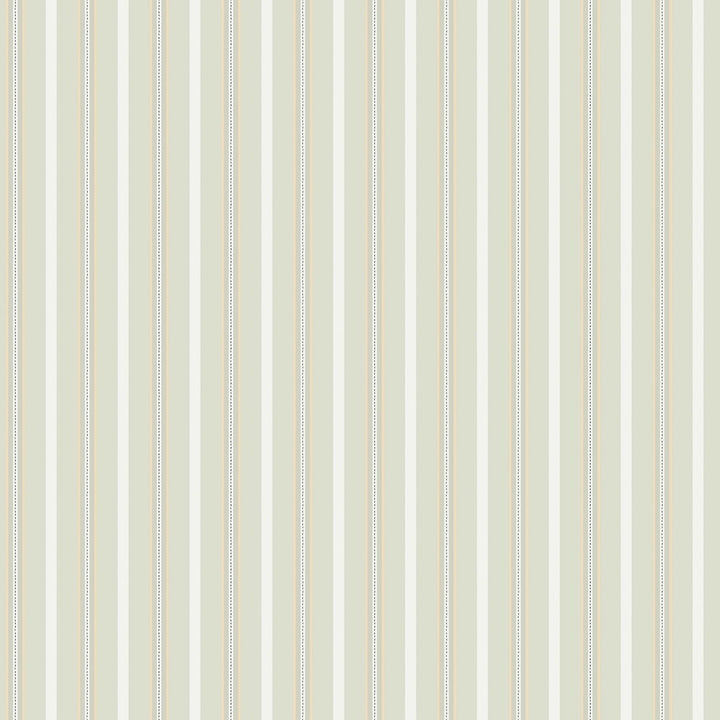Cath Kidston Stitched Stripe Sage Wallpaper