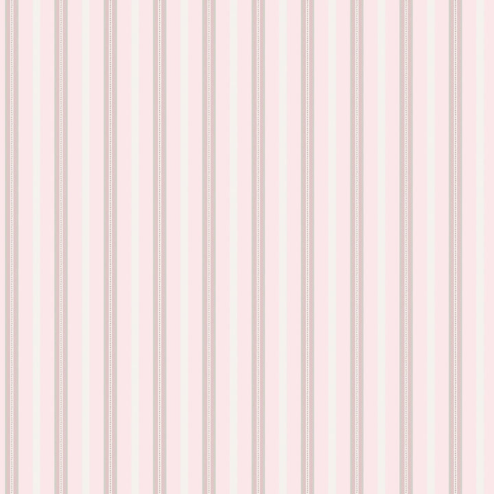 Cath Kidston Stitched Stripe Pink Wallpaper