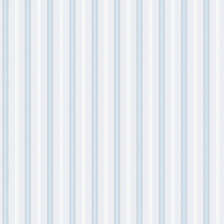 Cath Kidston Stitched Stripe Blue Wallpaper