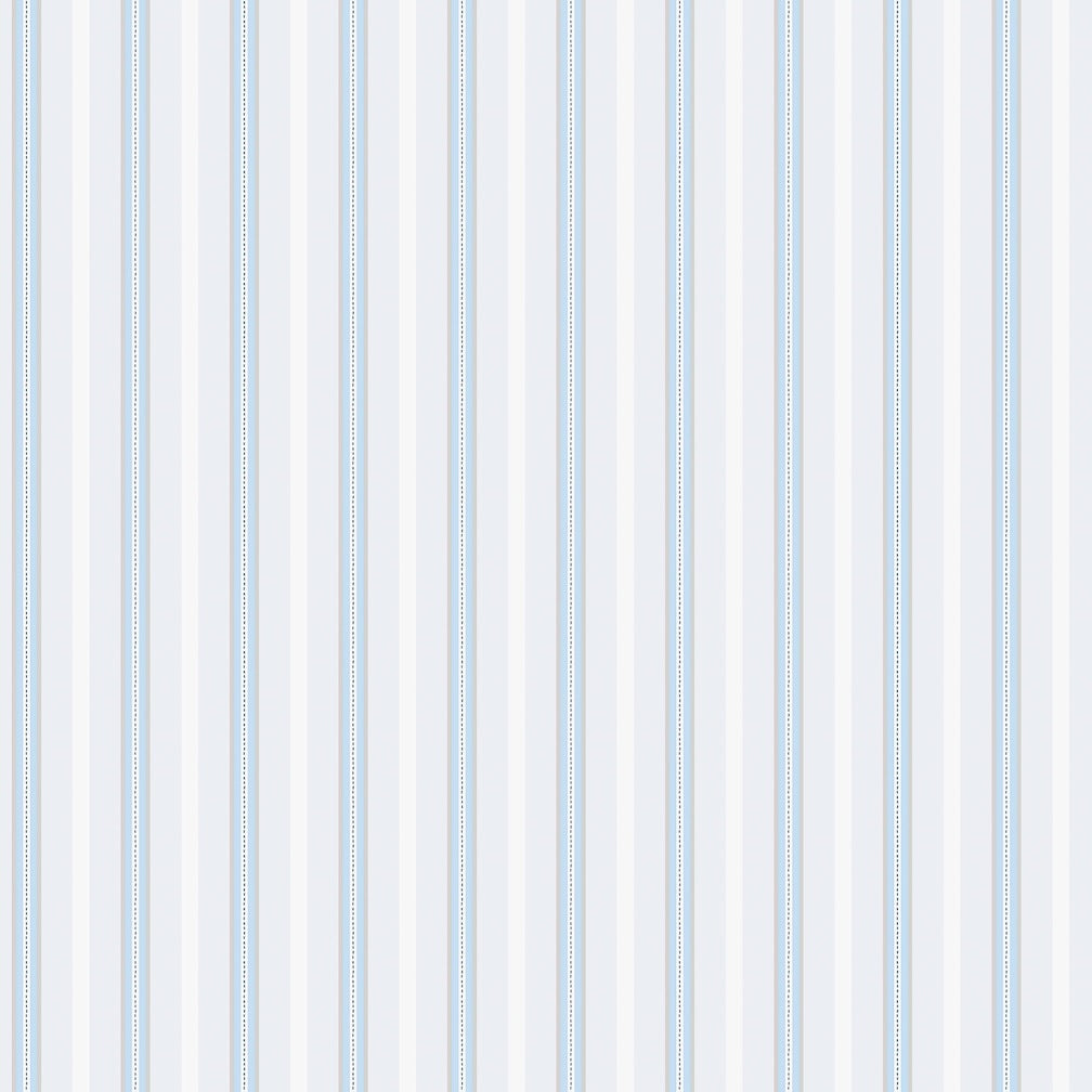 Cath Kidston Stitched Stripe Blue Wallpaper
