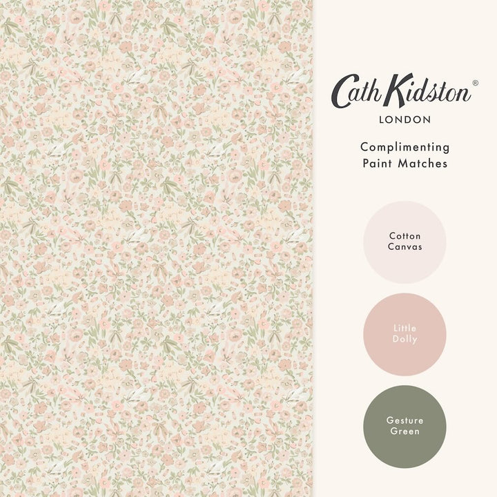 Cath Kidston Harmony Ditsy Rose Pink Wallpaper