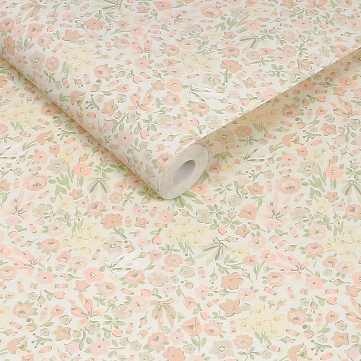 Cath Kidston Harmony Ditsy Rose Pink Wallpaper
