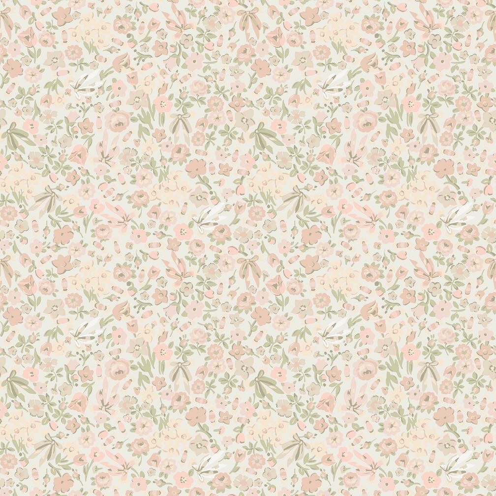 Cath Kidston Harmony Ditsy Rose Pink Wallpaper