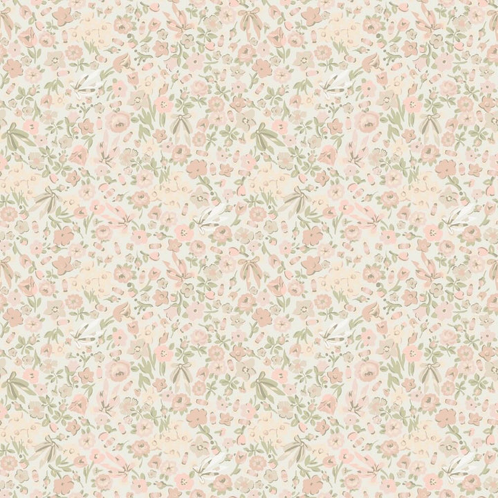 Cath Kidston Harmony Ditsy Rose Pink Wallpaper