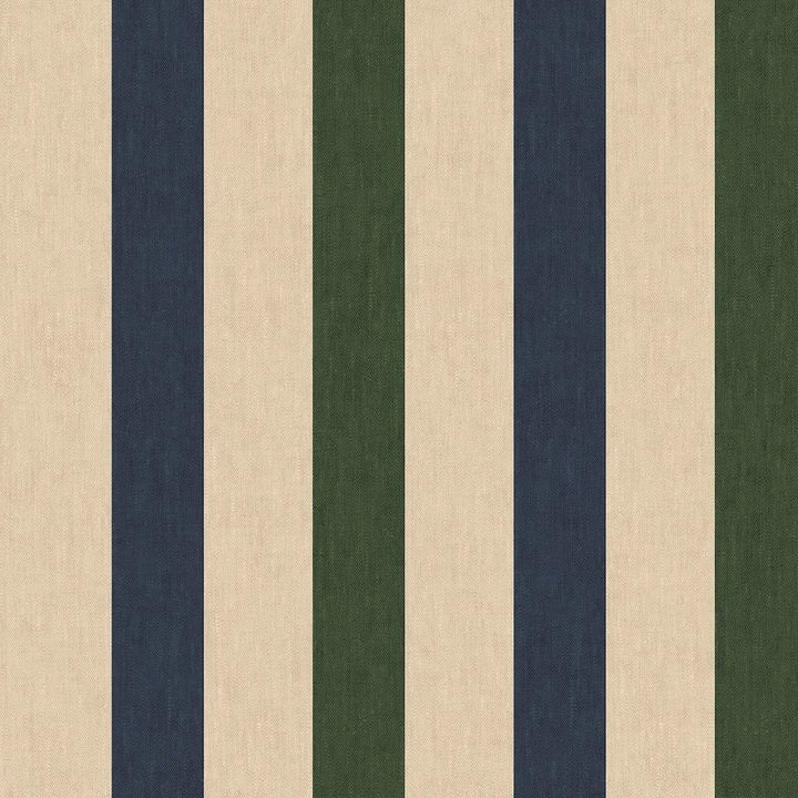 Joules Multi Stripe Green & Blue Wallpaper