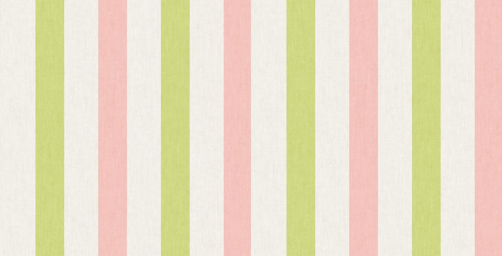 Joules Multi Stripe Pink Chartreuse Wallpaper