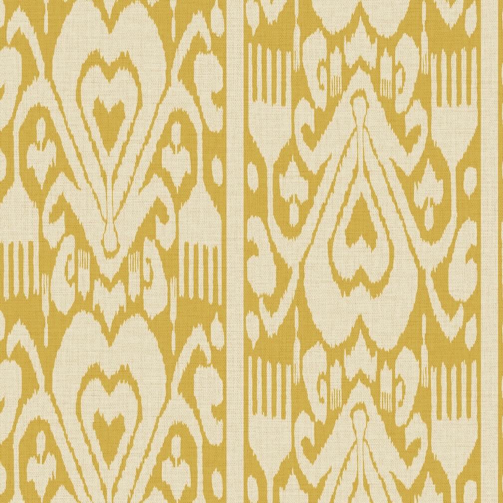 Joules Artisanal Ikat Yellow Wallpaper