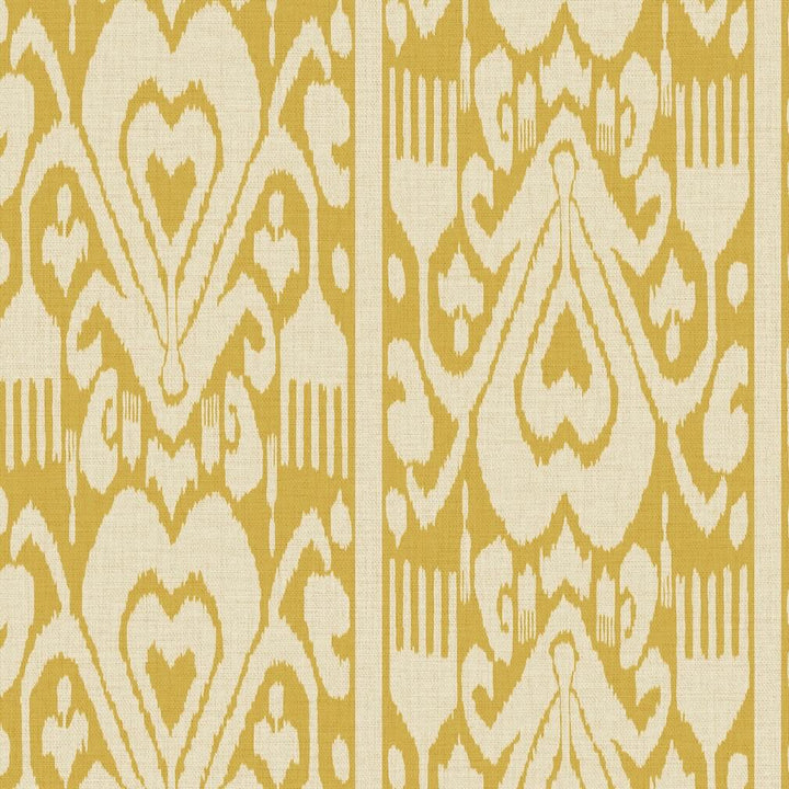 Joules Artisanal Ikat Yellow Wallpaper