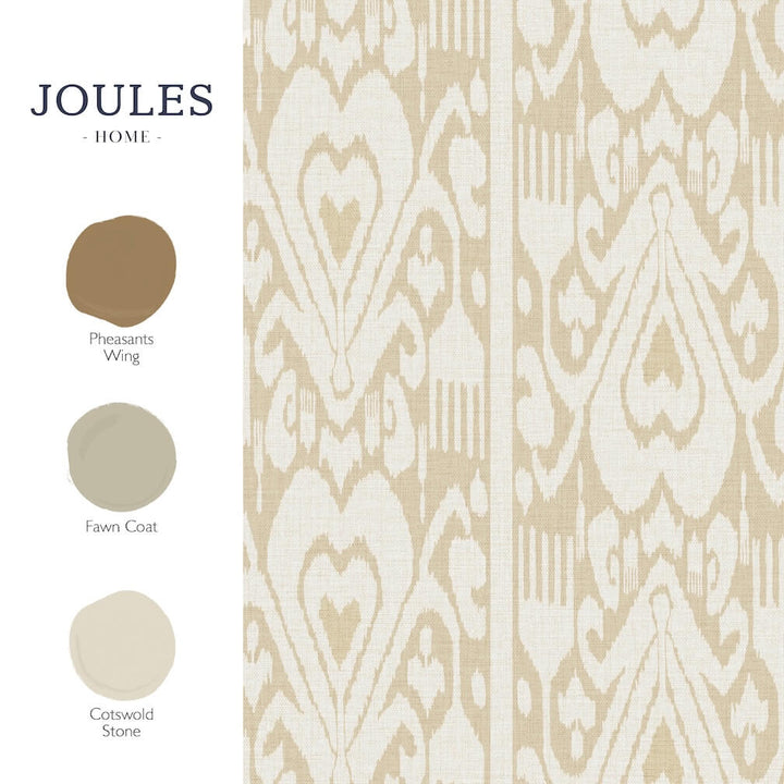 Joules Artisanal Ikat Cream Wallpaper