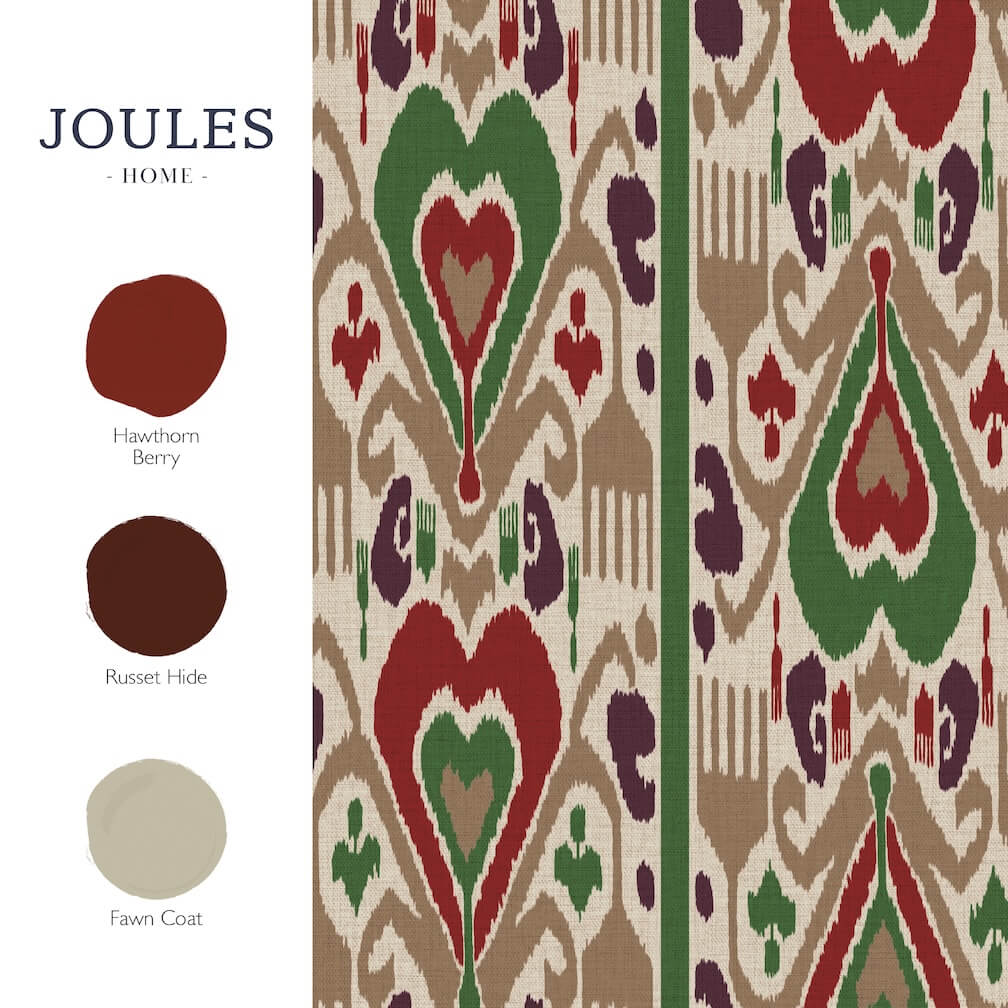 Joules Artisanal Ikat Multi Wallpaper