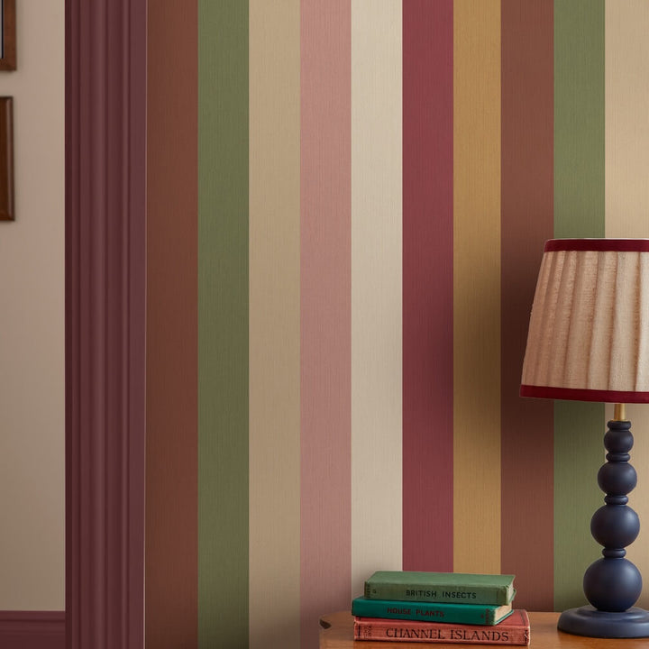 Joules Country Stripe Multi Wallpaper