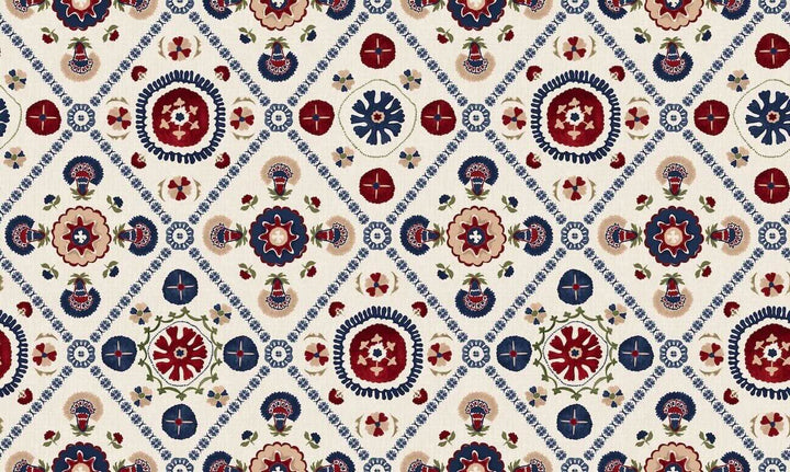 Joules Festival Floral Trellis Cream Wallpaper