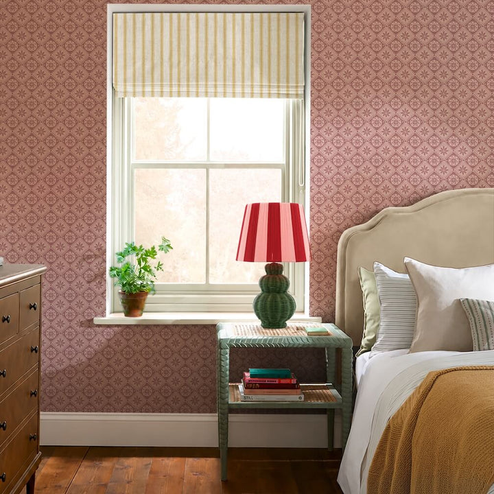 Joules Meadow Geo Pink Wallpaper