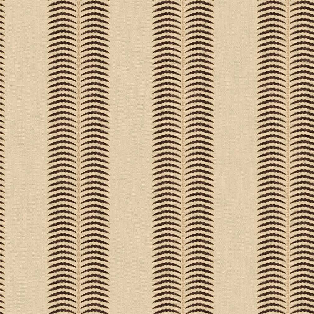 Joules Palm Leaf Stripe Cream & Brown Wallpaper