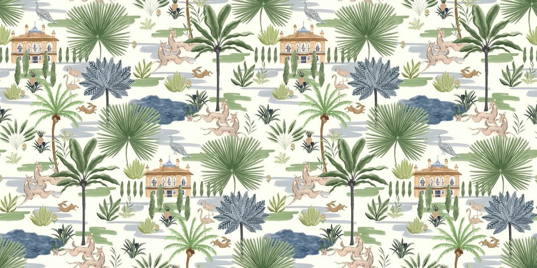 Joules Country House Garden Wallpaper
