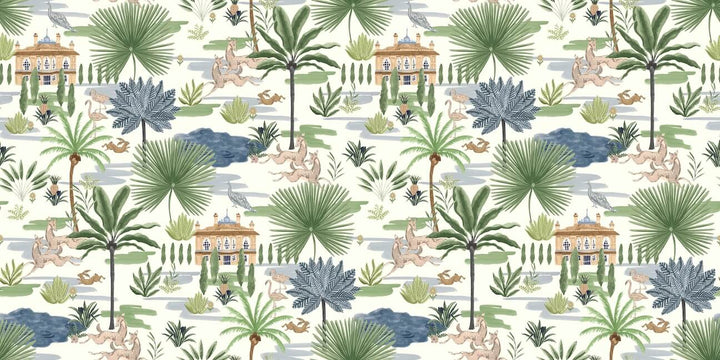 Joules Country House Garden Wallpaper