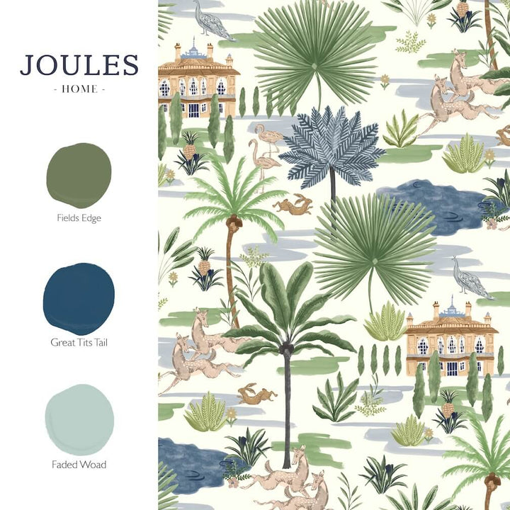 Joules Country House Garden Wallpaper