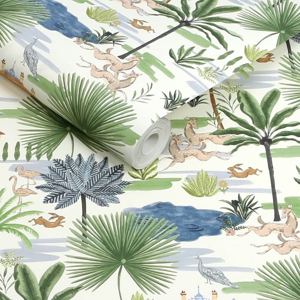 Joules Country House Garden Wallpaper