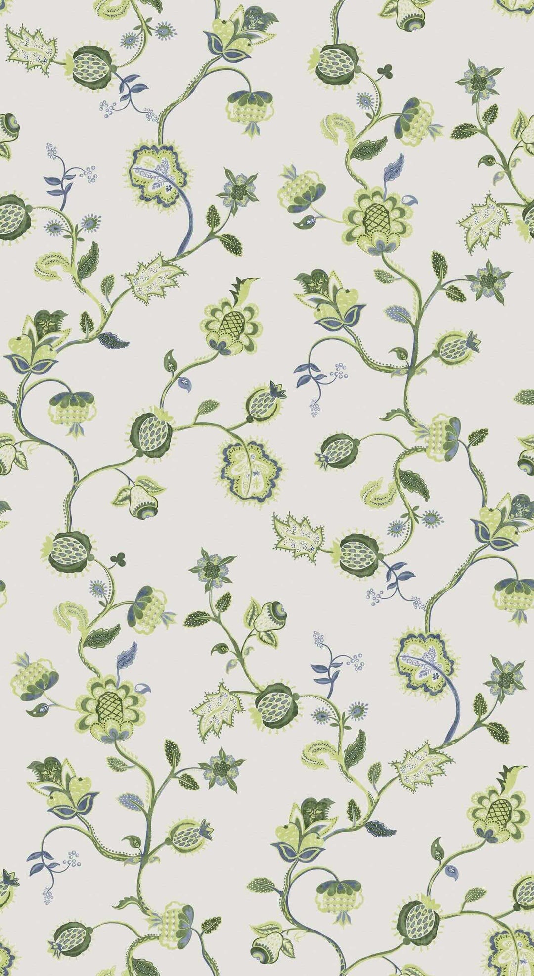 Joules Tree Of Life Floral Green Wallpaper