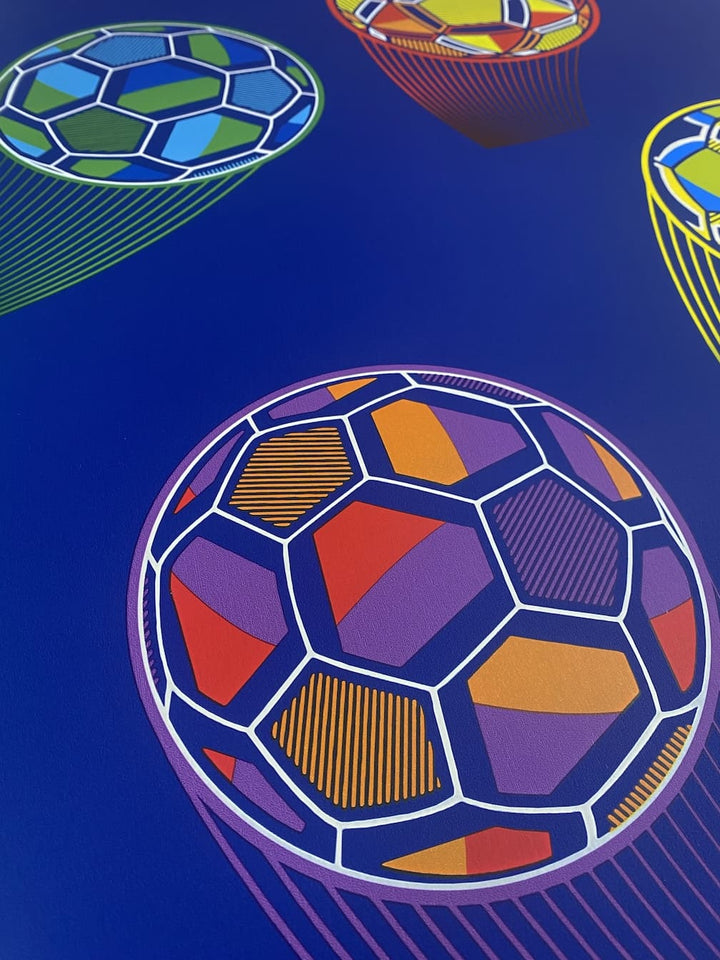 Catherine Lansfield Bright Football Wallpaper