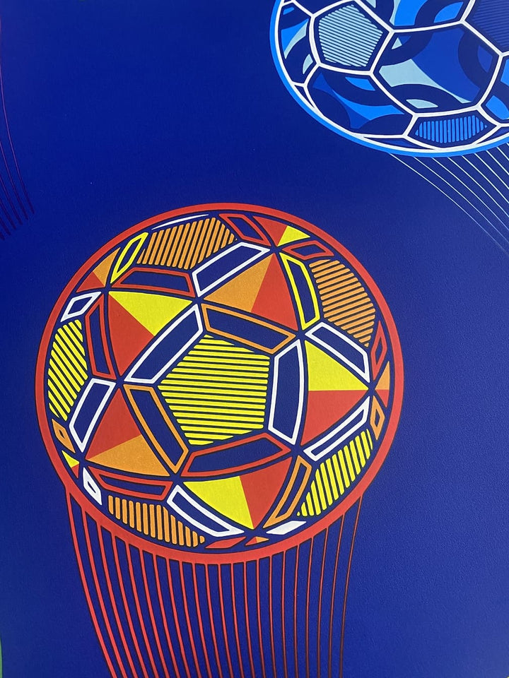 Catherine Lansfield Bright Football Wallpaper