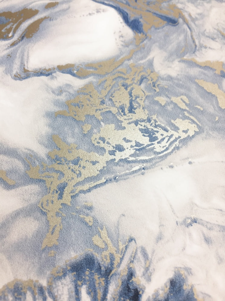 Muriva Elixir Blue Marble Wallpaper