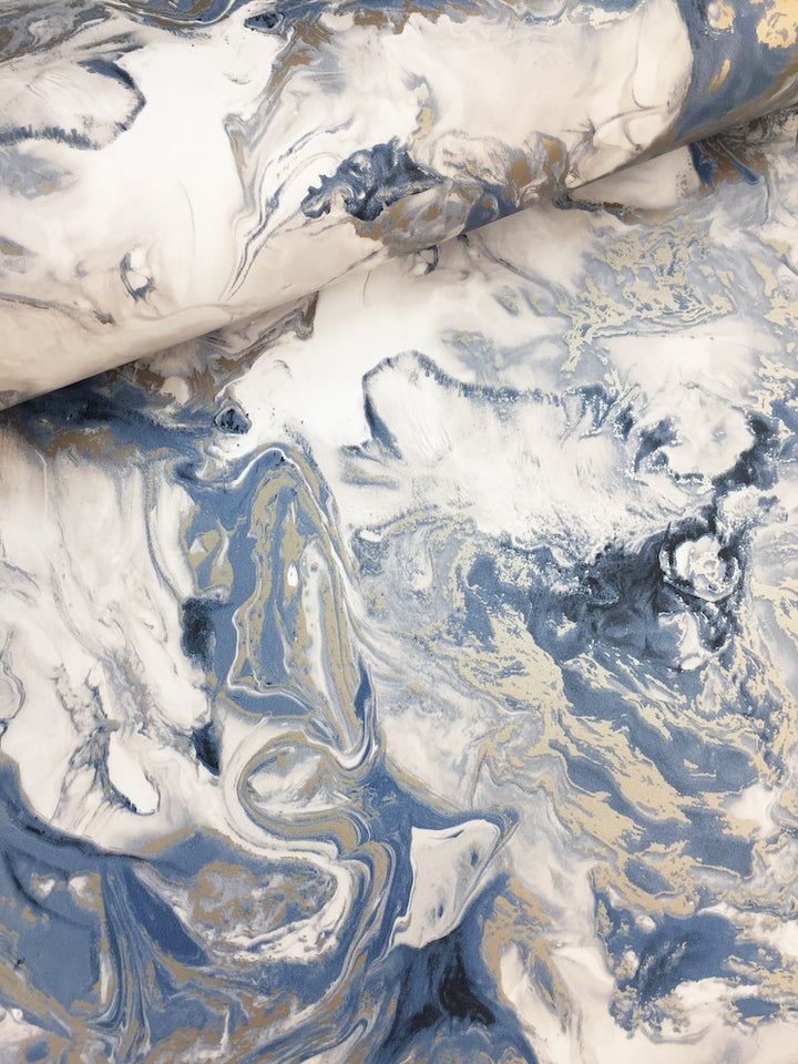 Muriva Elixir Blue Marble Wallpaper