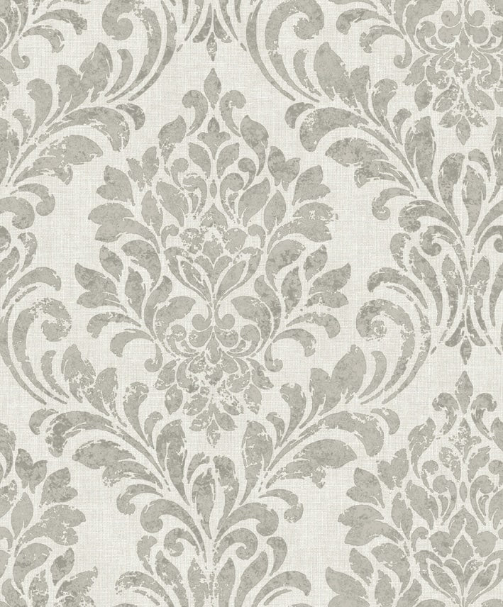 Eleanor Damask Cream Wallpaper