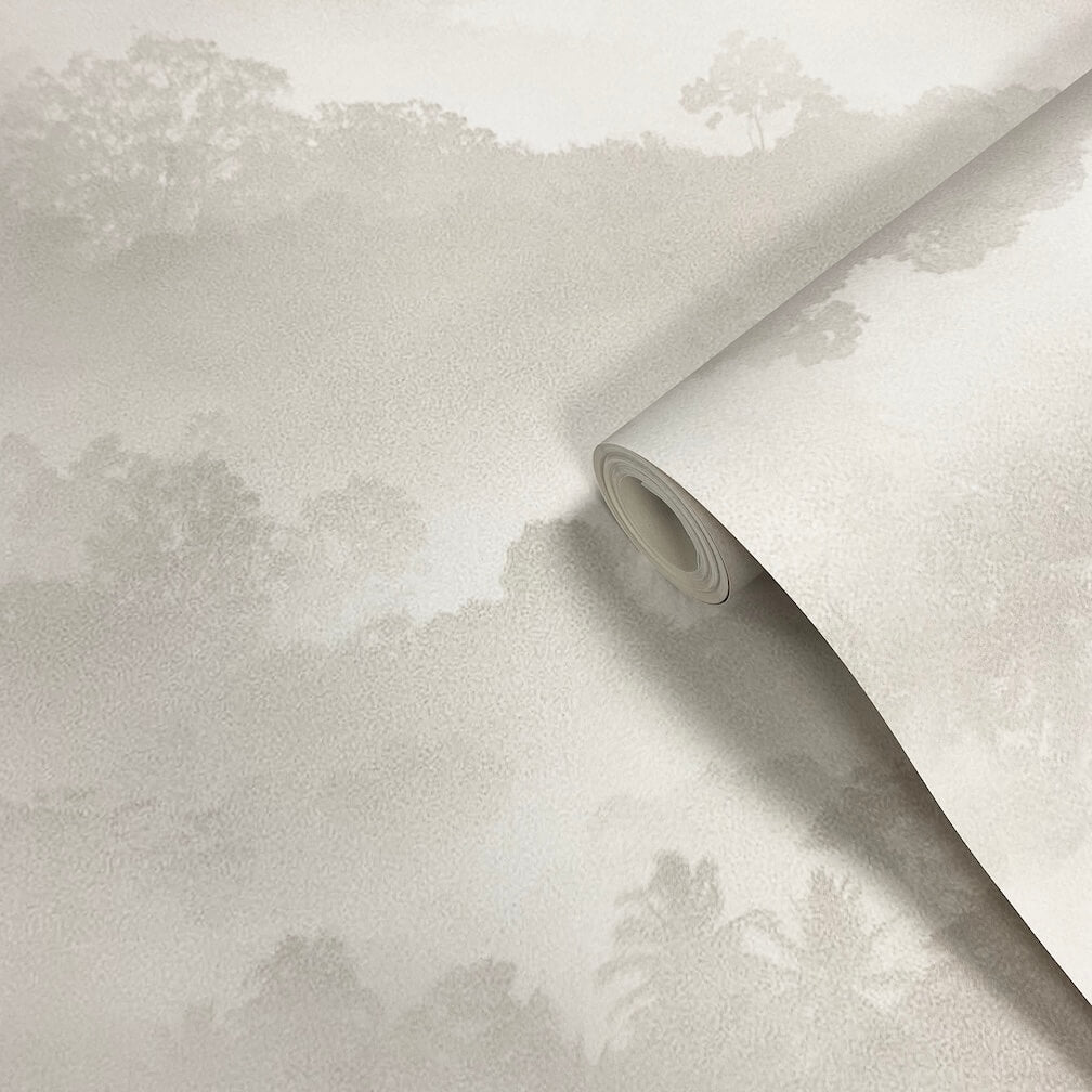 Muriva Tropical Landscape Taupe Wallpaper
