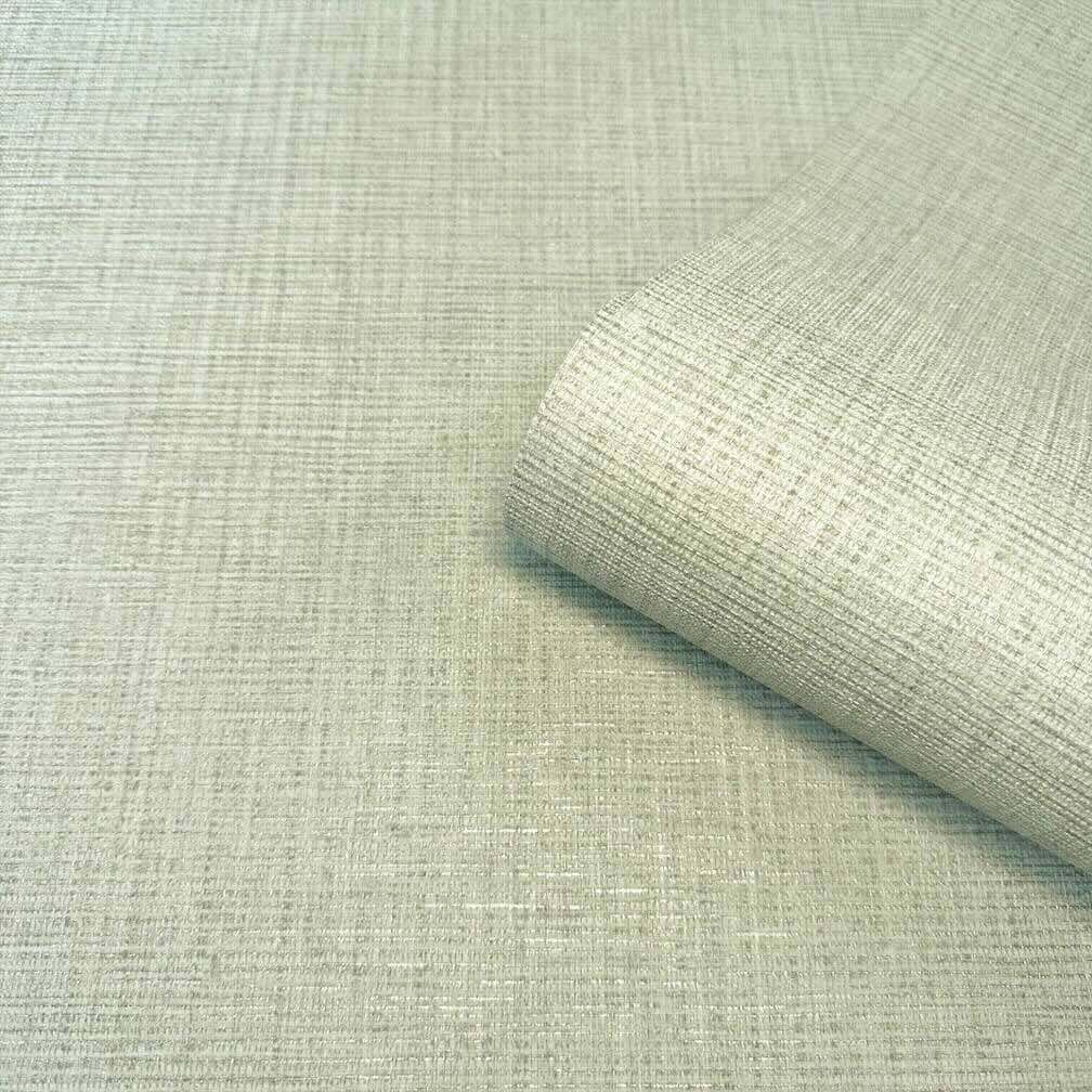 Belgravia Grasscloth Texture Sage Wallpaper