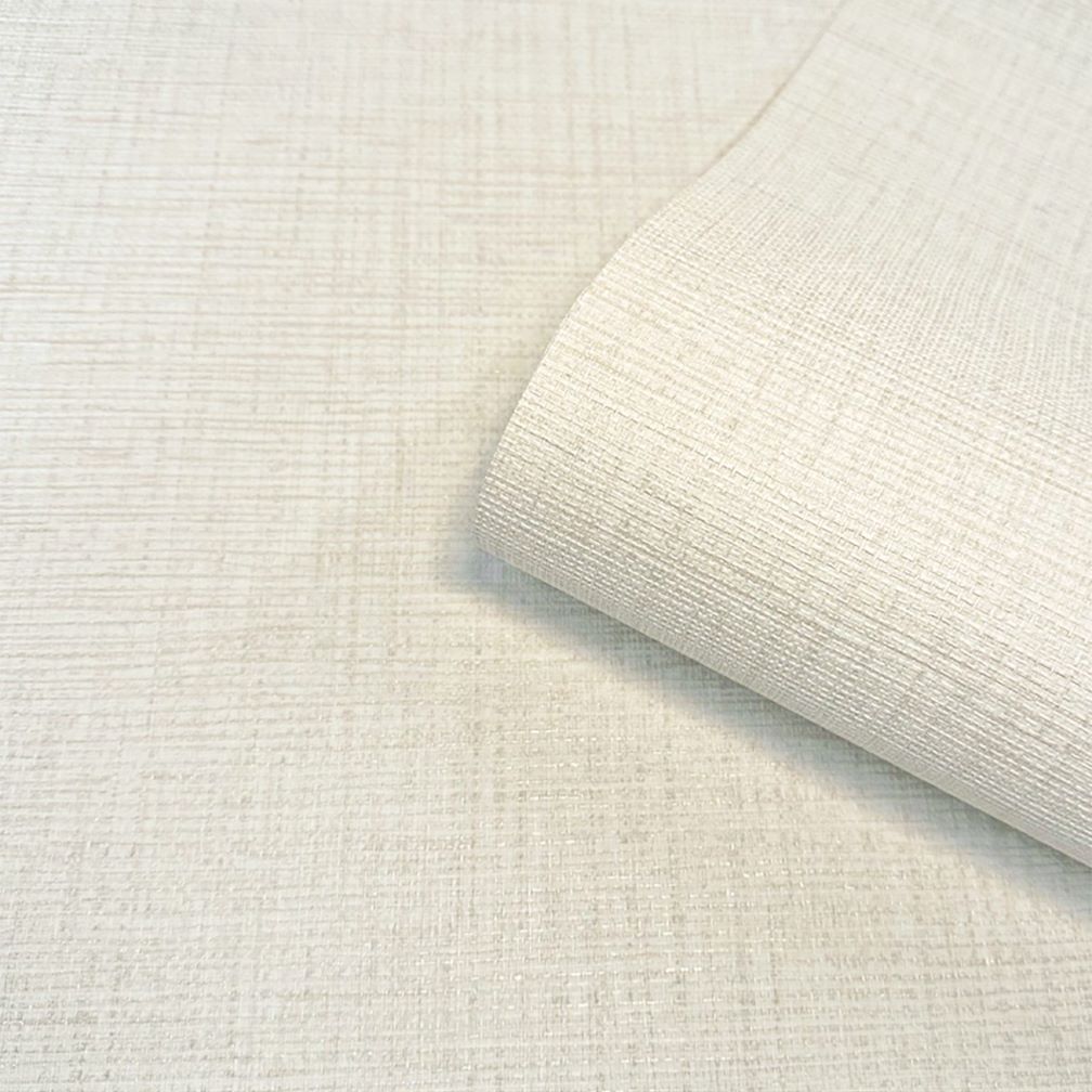 Belgravia Grasscloth Textured Cream Wallpaper