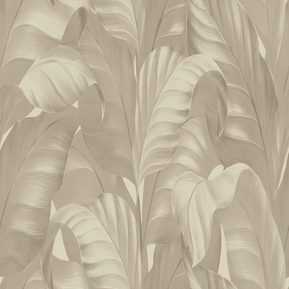 Belgravia Sumatra Leaf Beige Wallpaper