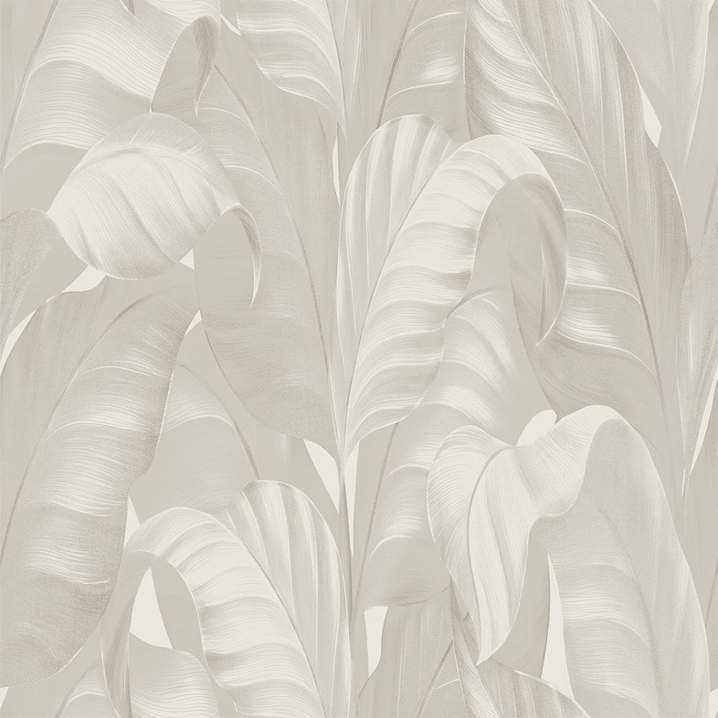 Belgravia Sumatra Leaf Cream Wallpaper