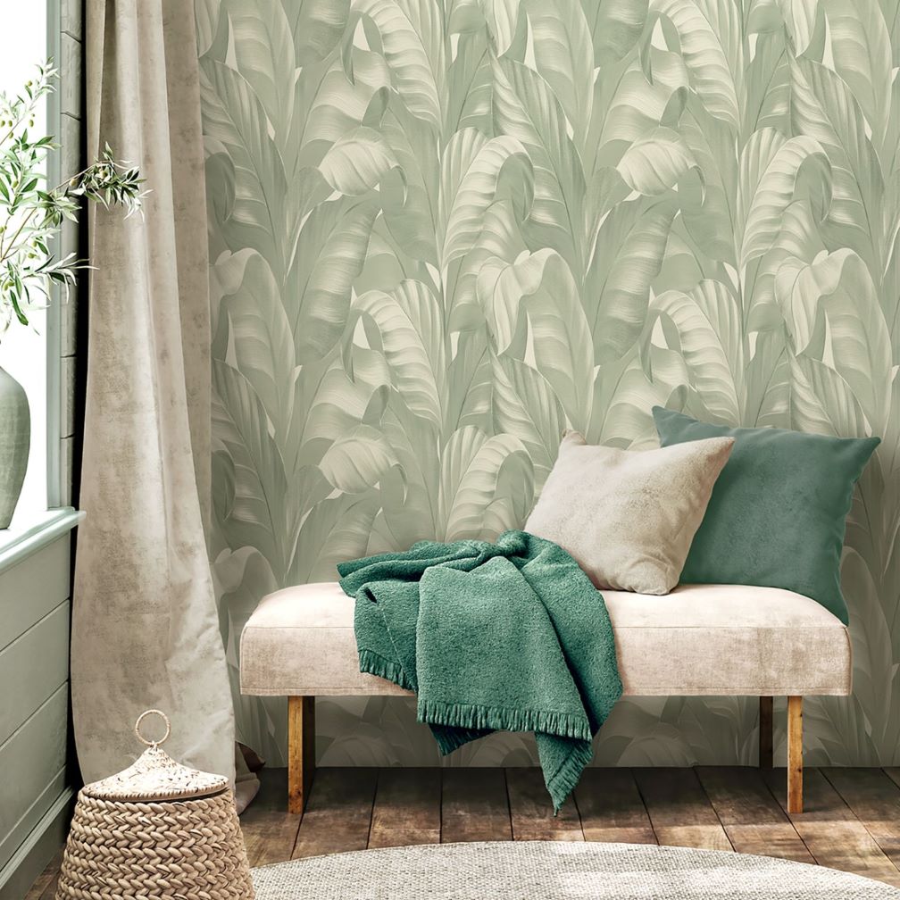 Belgravia Sumatra Sage Wallpaper