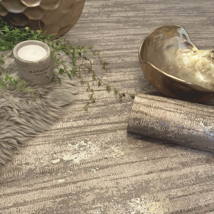 Belgravia Oakah Mocha Wallpaper
