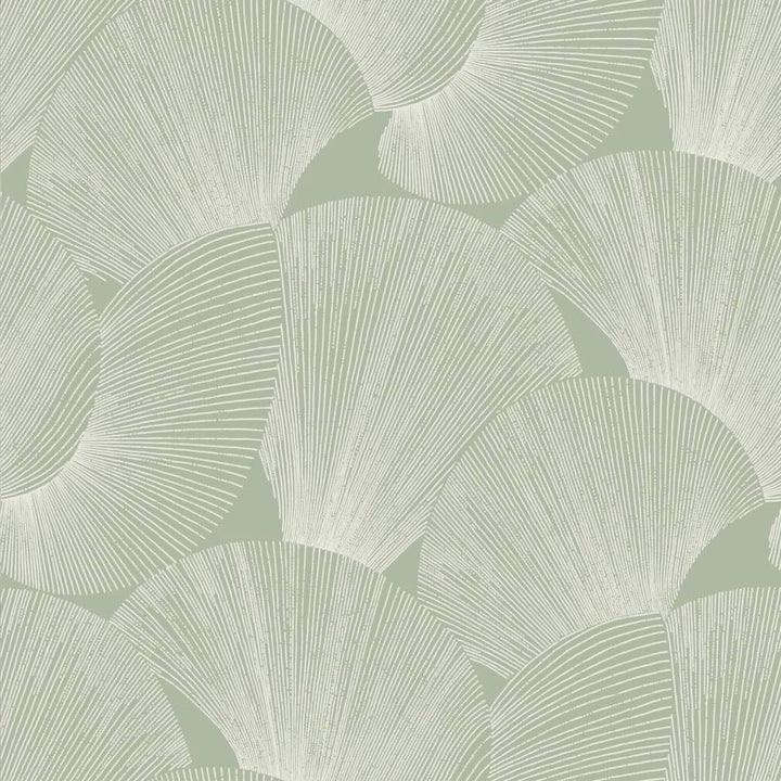 Belgravia Sirena Shell Sage Wallpaper
